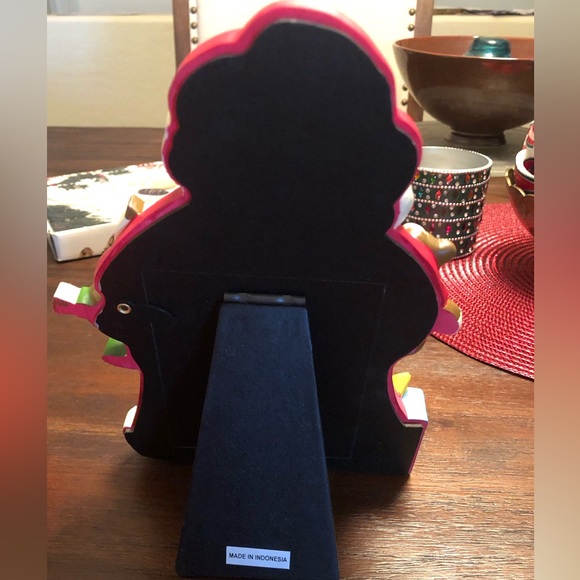 👀 HUGE SALE! LIVING QUARTERS CHRISTMAS SANTA 2 1/2”x3 1/2” PHOTO FRAME NIB - Picture 4 of 4